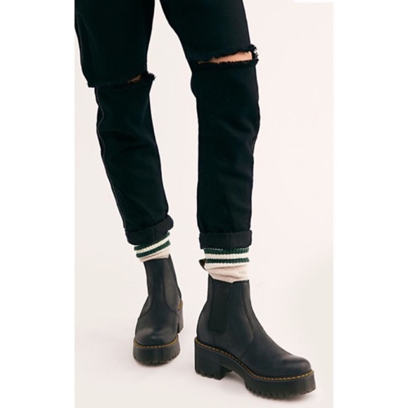 NWT One Teaspoon Shabbies Drawstring Boyfriend Jeans in fox black - Picture 4 of 8